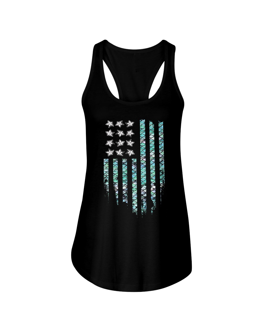 Mermaid Flag Ladies Flowy Tank