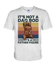 Family It's A Father Figure 2 V-Neck T-Shirt tile