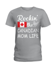 canadian mom life Ladies T-Shirt thumbnail