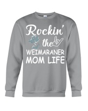 weimaraner mom life Crewneck Sweatshirt thumbnail