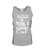 Yes I speak fluent cat Unisex Tank thumbnail