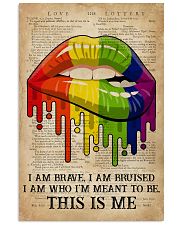 LGBT I Am Brave 16x24 Poster front