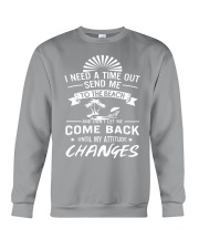 I need a time out send me to the beach Crewneck Sweatshirt thumbnail