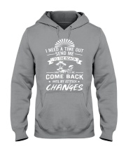 I need a time out send me to the beach Hooded Sweatshirt thumbnail