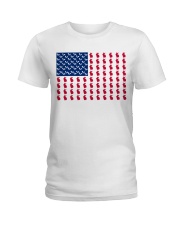 rabbit flag Ladies T-Shirt front