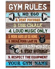 Gym Rules 16x24 Poster front