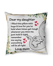 Family Dear My Daughter Indoor Pillow tile
