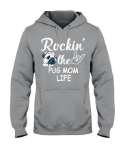 pug mom life Hooded Sweatshirt thumbnail