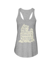 Life is better with yorkiefs around Ladies Flowy Tank tile