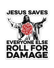 Game jesus Saves Sticker - Single (Vertical) front