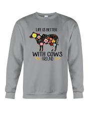 Farm Cow Life Is Better - Hoodie And T-shirt Crewneck Sweatshirt thumbnail