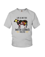 Farm Cow Life Is Better - Hoodie And T-shirt Youth T-Shirt thumbnail
