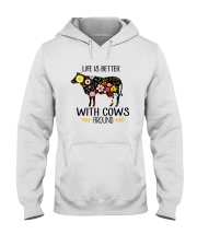 Farm Cow Life Is Better - Hoodie And T-shirt Hooded Sweatshirt front