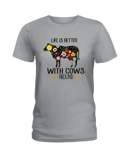 Farm Cow Life Is Better - Hoodie And T-shirt Ladies T-Shirt thumbnail