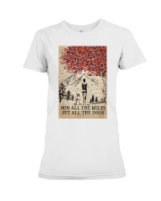 Running Run All The Miles Premium Fit Ladies Tee tile