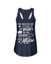 nurse Ladies Flowy Tank front