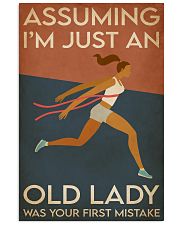 Running I'm Just An Old Lady 16x24 Poster front