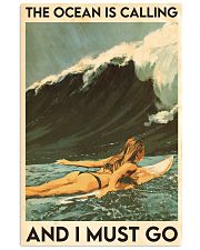 Surfing The Ocean Is Calling 16x24 Poster front