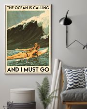 Surfing The Ocean Is Calling 16x24 Poster lifestyle-poster-1