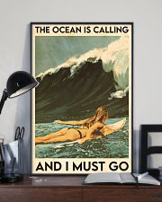 Surfing The Ocean Is Calling 16x24 Poster lifestyle-poster-2