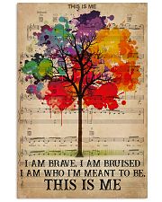 LGBT I Am Brave 16x24 Poster front