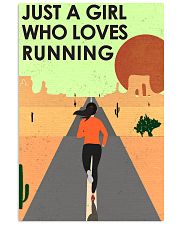 Running Just A Girl 16x24 Poster front