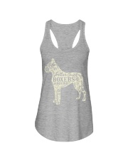 Life is better with boxers around Ladies Flowy Tank tile
