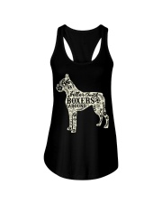 Life is better with boxers around Ladies Flowy Tank front