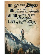 Hiking Laugh Love Live 16x24 Poster front