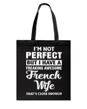I'm not perfect Tote Bag thumbnail