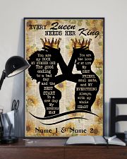 Family Every Queen Needs Her King 24x36 Poster lifestyle-poster-2