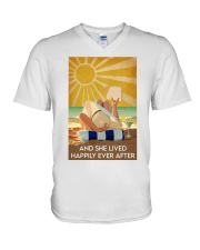 Ocean Cocktail Happily Ever After V-Neck T-Shirt tile