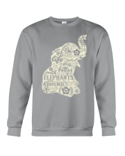 Life is better with elephant around Crewneck Sweatshirt thumbnail