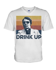 True Crime Drink Up V-Neck T-Shirt tile