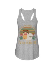 I am a farm girl Ladies Flowy Tank thumbnail