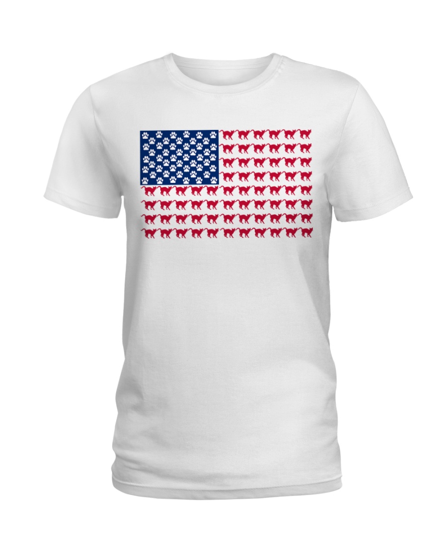 cat flag Ladies T-Shirt