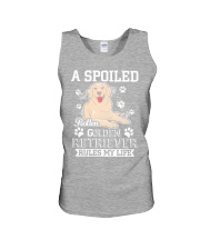 Golden retriever Unisex Tank thumbnail