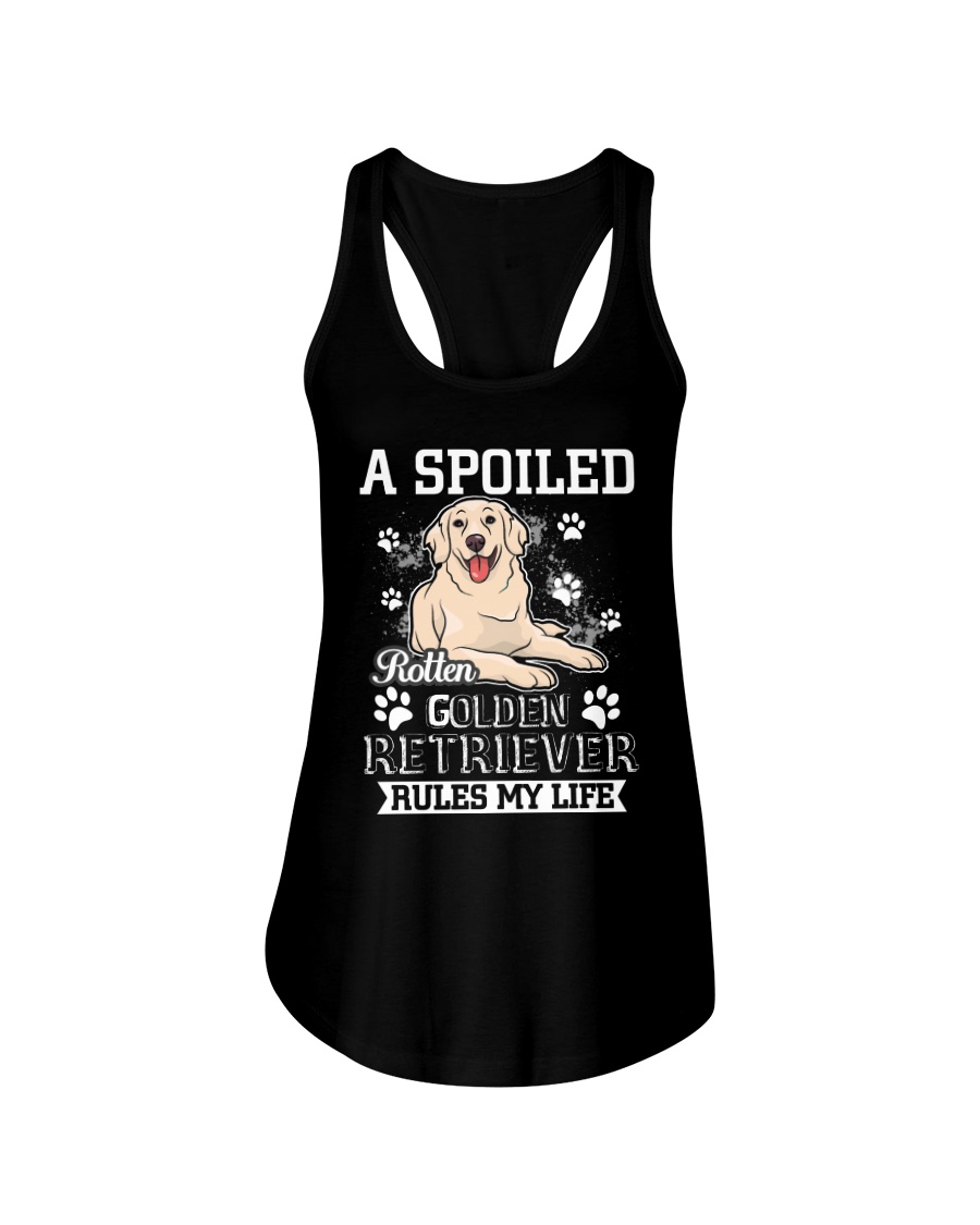 Golden retriever Ladies Flowy Tank