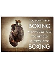 Boxing You Don't Stop Boxing 36x24 Poster front