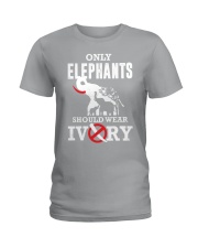Only elephants Ladies T-Shirt thumbnail