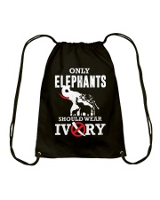 Only elephants Drawstring Bag thumbnail