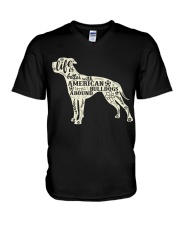 Life is better with american bulldogs around V-Neck T-Shirt thumbnail