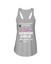 Super sexy dachshund Ladies Flowy Tank tile