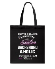 Super sexy dachshund Tote Bag thumbnail
