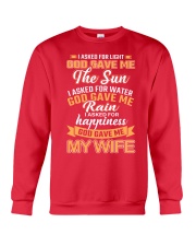 God Gave Me My Wife Crewneck Sweatshirt front