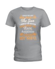 God gave me my Wife Ladies T-Shirt thumbnail