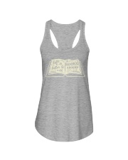 Life is better with books around Ladies Flowy Tank tile