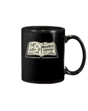 Life is better with books around Mug thumbnail