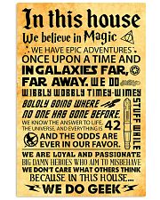 In this house 11x17 Poster front