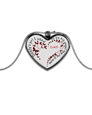 Family Daddy's Girl Metallic Heart Necklace front